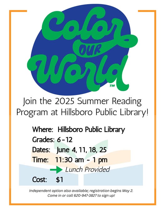 Summer Reading begins June