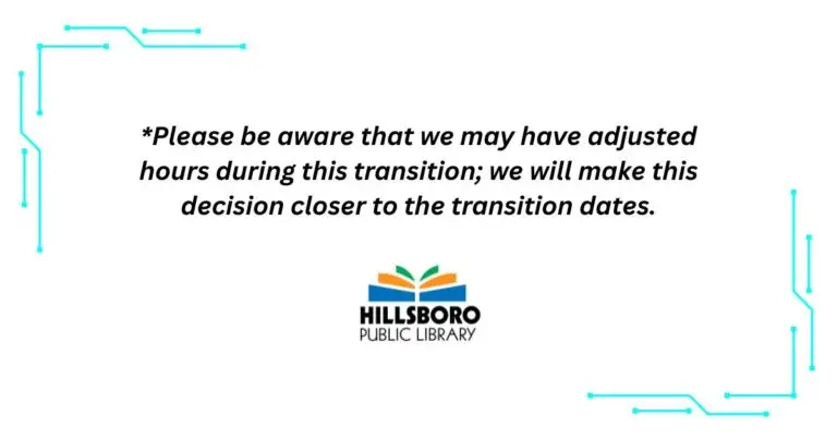 Renovation Project. Closed April 24 to May 17