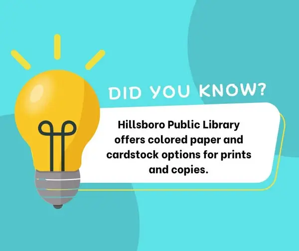 we have colored paper for copies