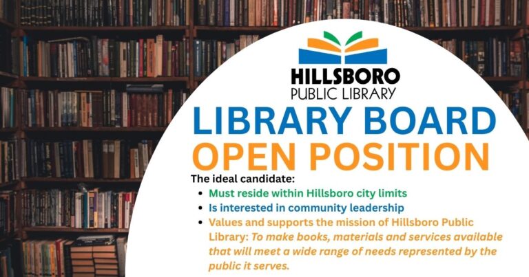 Open Board of Trustee Position