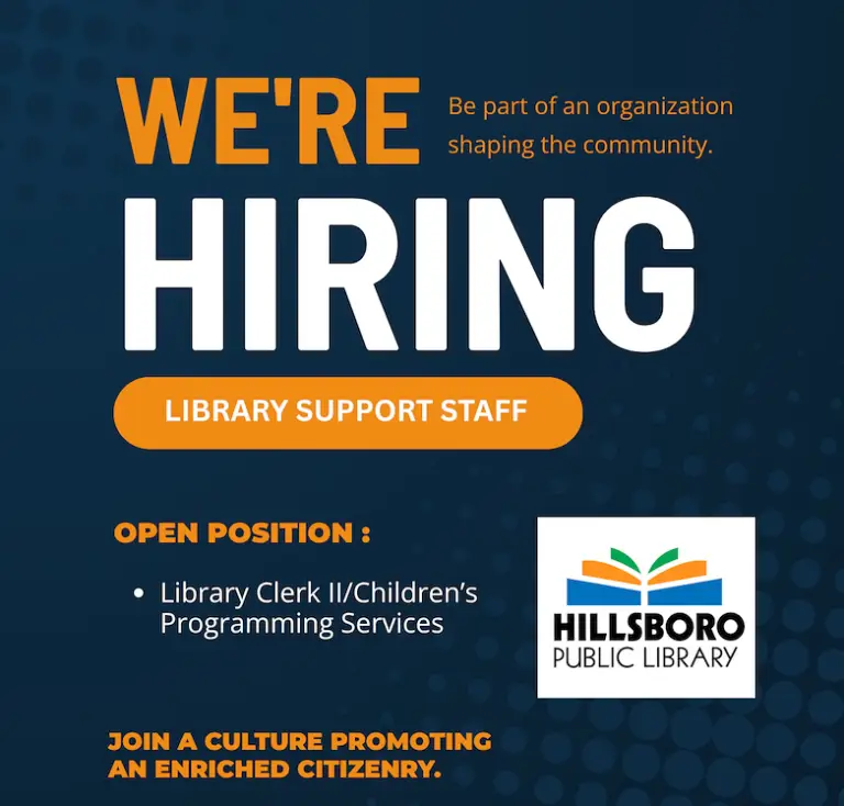 Library Clerk II position open